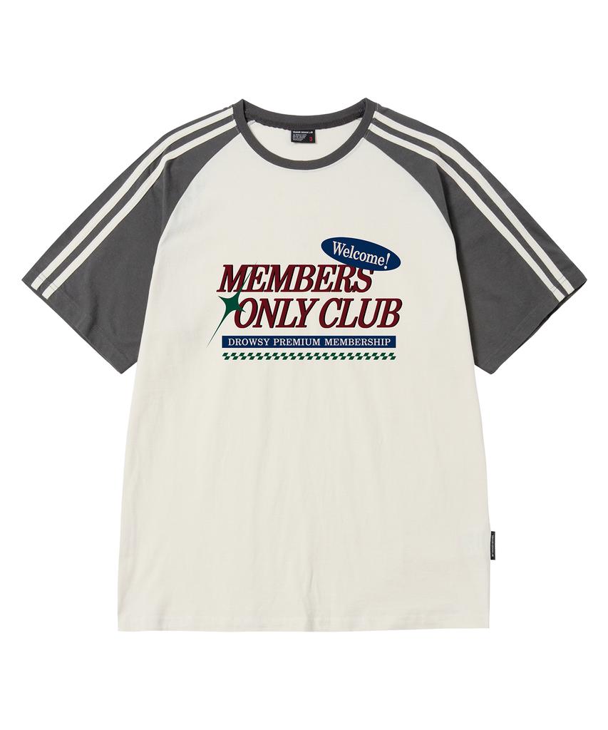 Deulousi Dw Club Raglan Short Sleeve T-Shirt 5 Colors