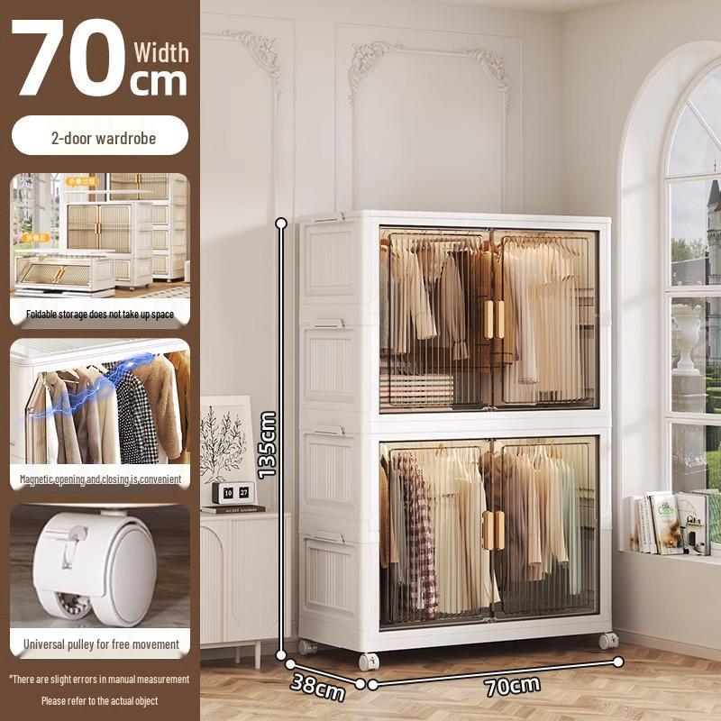 Younai Hängender Kleiderschrank für Kinder: Kleiderschrank für Babykleidung für das Schlafzimmer