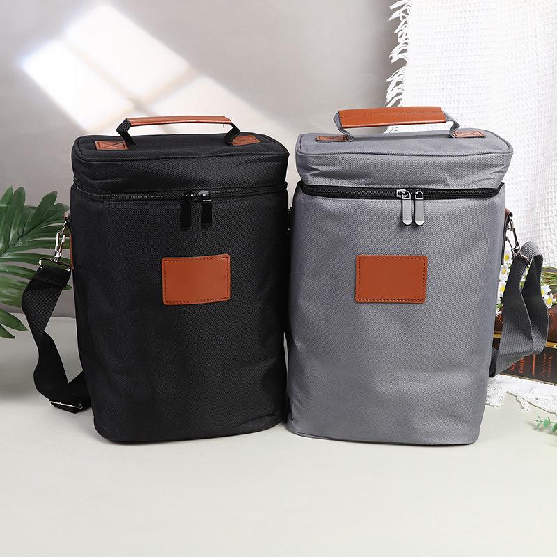 Cooler Wine Bottle Insulated Bag for Wine Thermal 4 Drink Bottle Beer Outdoor Portable Party Travel Carrier Wine Cooler Tote Bag