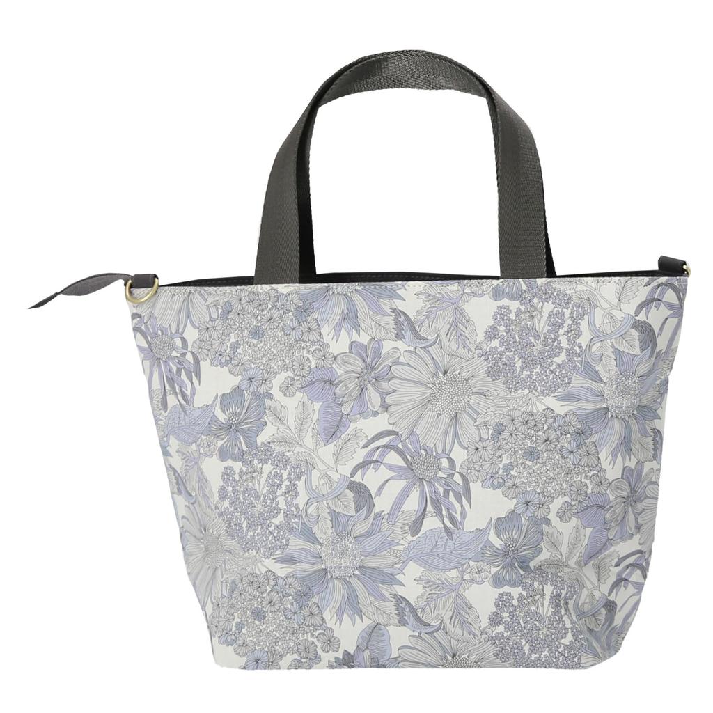 Intermode Made with Liberty Fabric Women's 2-Way Shoulder Bag, Gray (19305801, 19305801A)