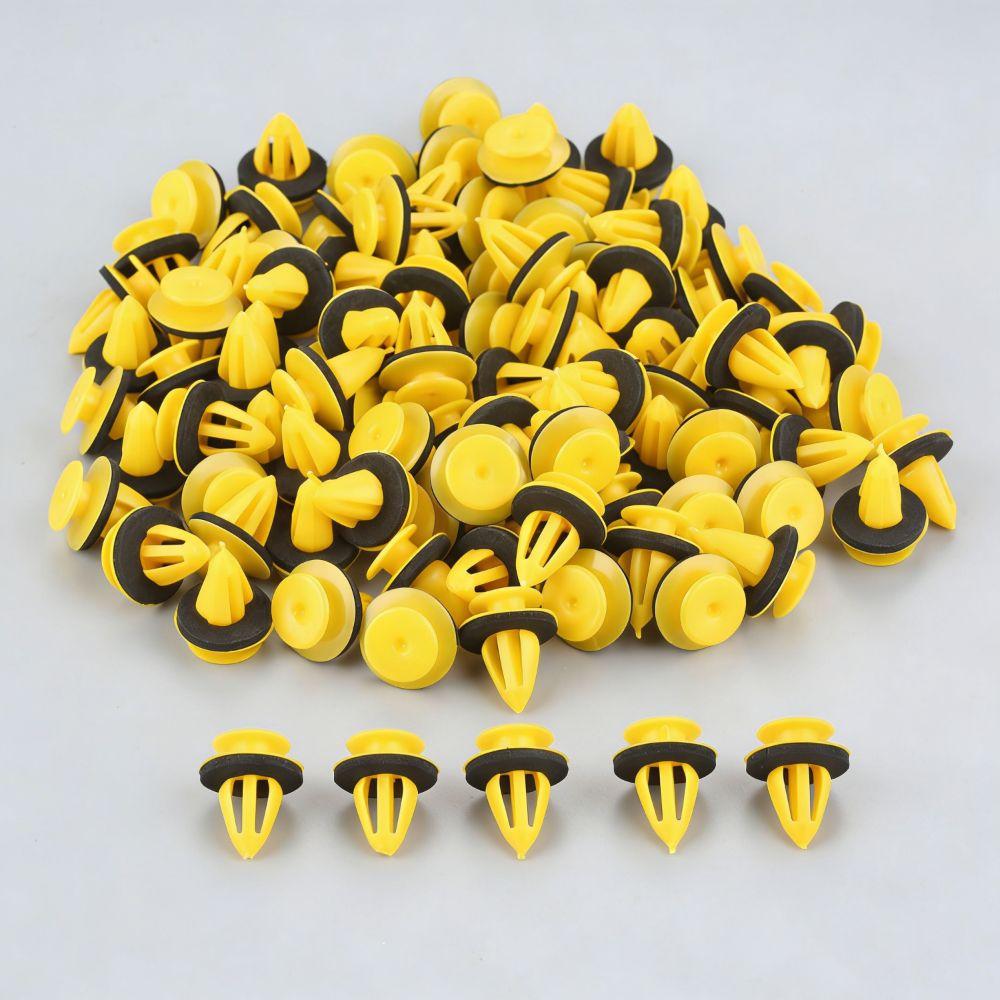 10mm Size Auto Door Trim Panels Fastener With Seal Ring Plastic Rivets Auto Door Trim