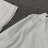Special Offer: White Trousers & Long Sleeve Fashionable Goddess-Style Casual Professional Suit Set