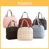 Polyester Small Fragrance Style Bento Bag With Thermal Insulation And Multiple Storage Functions