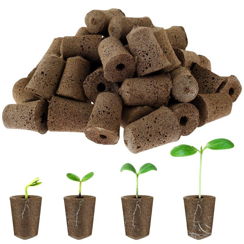 Planting Cotton Seed Grow Sponges Hydroponics Starter Replacement Root Growth Sponges Gardening Pod Garden Planting Accessories
