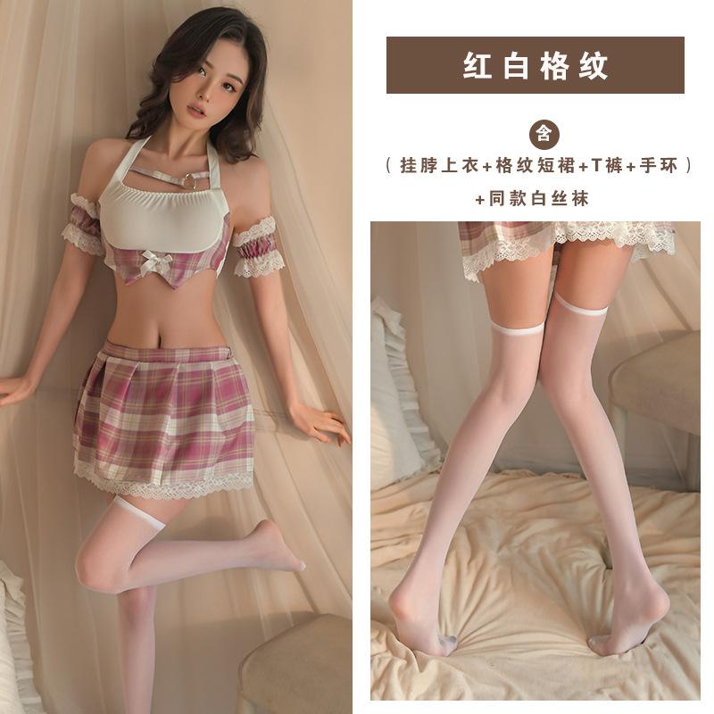 Fan Lei College Wind JK Split Pleated Skirt Sexy Underwear Women's Uniform Cosplay Temptation