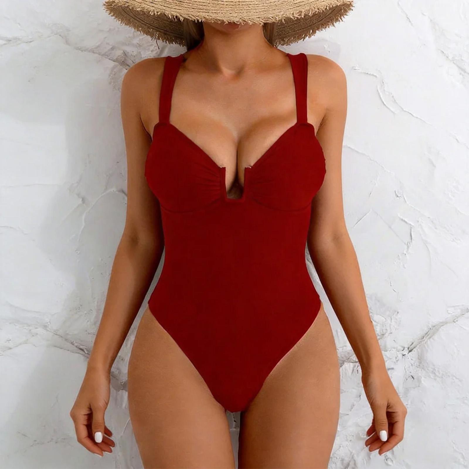 

Women s One-piece Bikini Swimsuit, Athletic Swimwear XL
