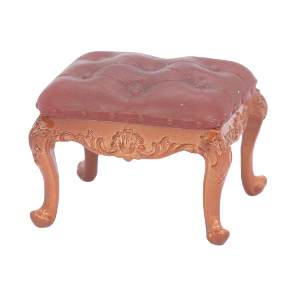 Realistyczne Vintage Zakka Realistyczna Zabawa w Udawanie dla Dzieci Zabawa w Role Ekspozycja Model Krzesła Wiktoriańskiego Zabawka Krzesło 1:12 domek dla lalek