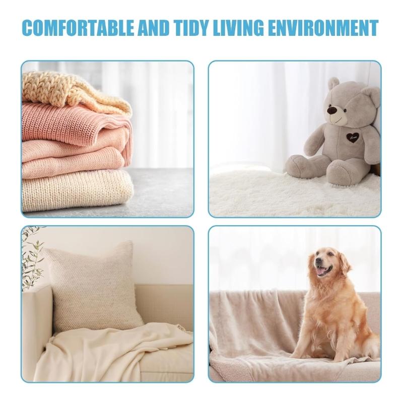 12Pcs Washable Laundry Balls Efficiently Collect Pet Hair Furs Lint In Washing Machine Safe for Delicate Clothing Linens