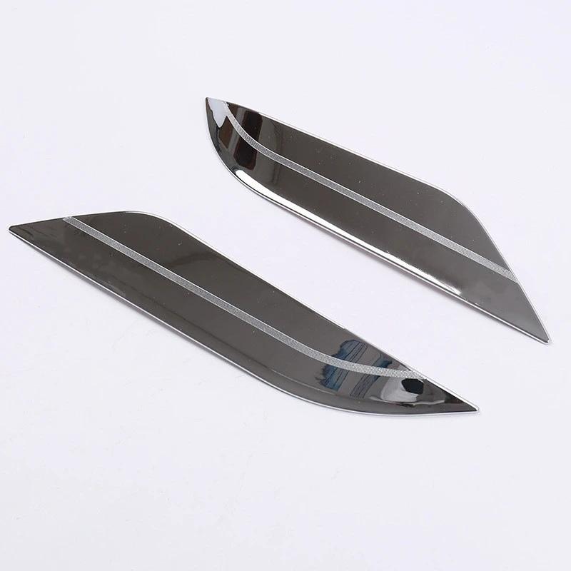 For Toyota Land Cruiser Prado 150 Fj150 2014 2015 2016 2017 ABS Chrome Front Headlight Lamp Strips Cover Trims Car Accessories