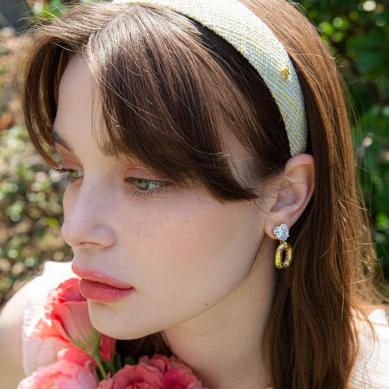 Jean Paul Clarisse Claire Tweed Hairband JP-22-059HB