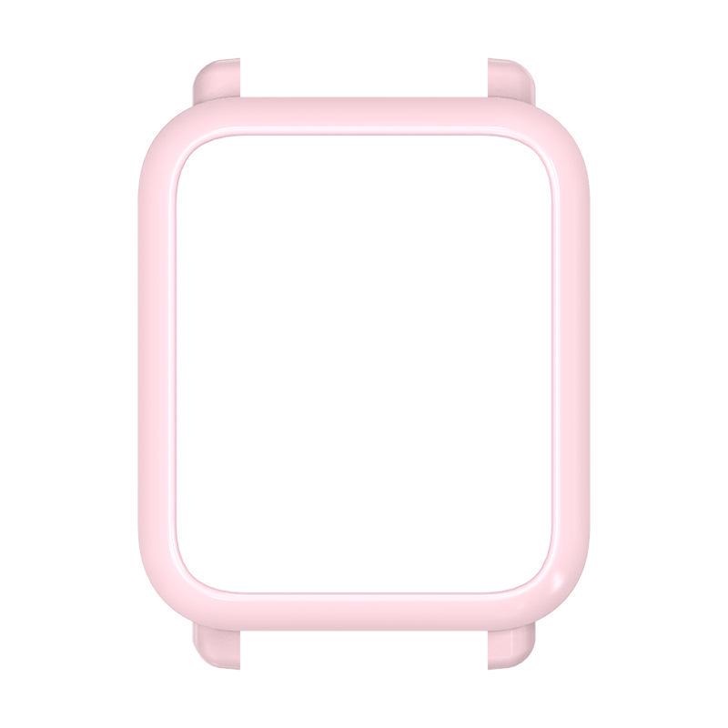 

Барвиста захисна кришка футляра Protect Shell для Huami Amazfit Bip / Bip Youth / Bip 1S / Amazfit GTS Watch Case Replacement Accessories Bip 1S рожевий