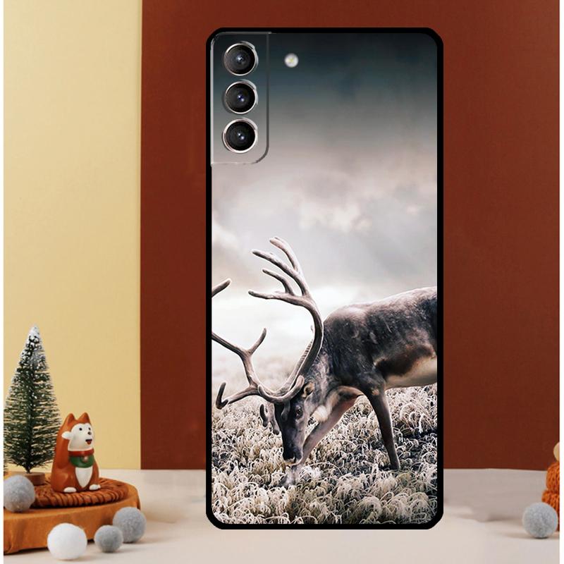 Kamuflaż myśliwski na jelenie Etui do Samsung Galaxy S25 S26 Ultra S21 S22 S20 S23 S24 Ultra S10 Plus S25 FE Pokrowiec Funda