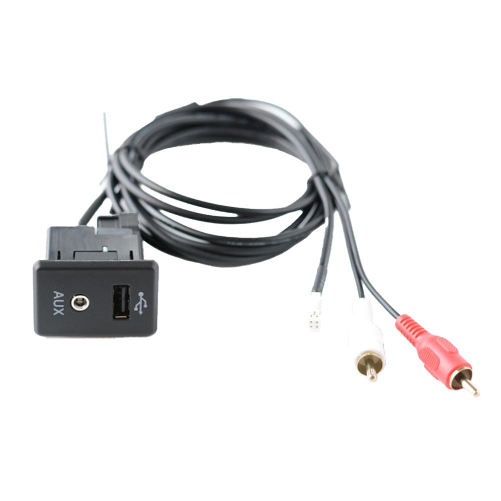 Audio Interface Car Audio Socket Car Audio System Direct Installation For Android Radio Wear-resistant Design Black