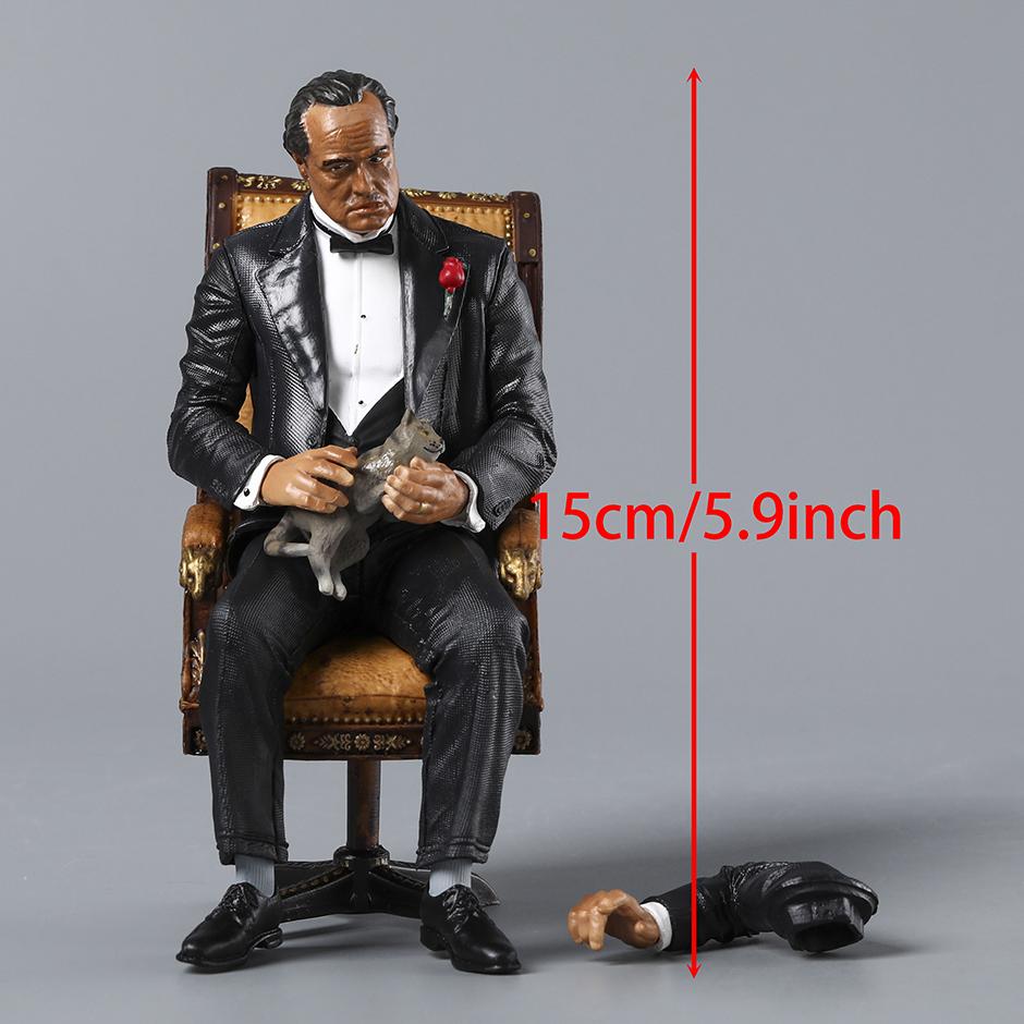 

The Godfather Vito Corleone Figurine Doll Collectible Model Decoration Toy