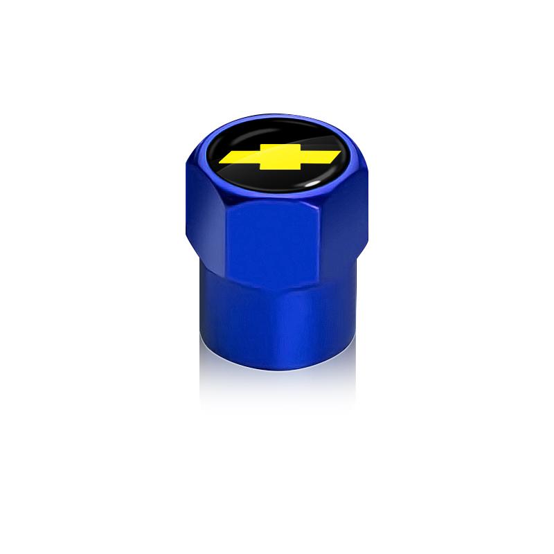 4 Tapones de Válvula Atornillados para Neumáticos de Rueda de Coche Insignia Accesorios para Coche Para Chevrolet Captiva Cruze Silverado Spark Crvalier Malibu