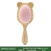 Beechwood Infant Hair & Bath Brush Set: Detangling, Massage, Air Cushion Brush & Flat Comb.