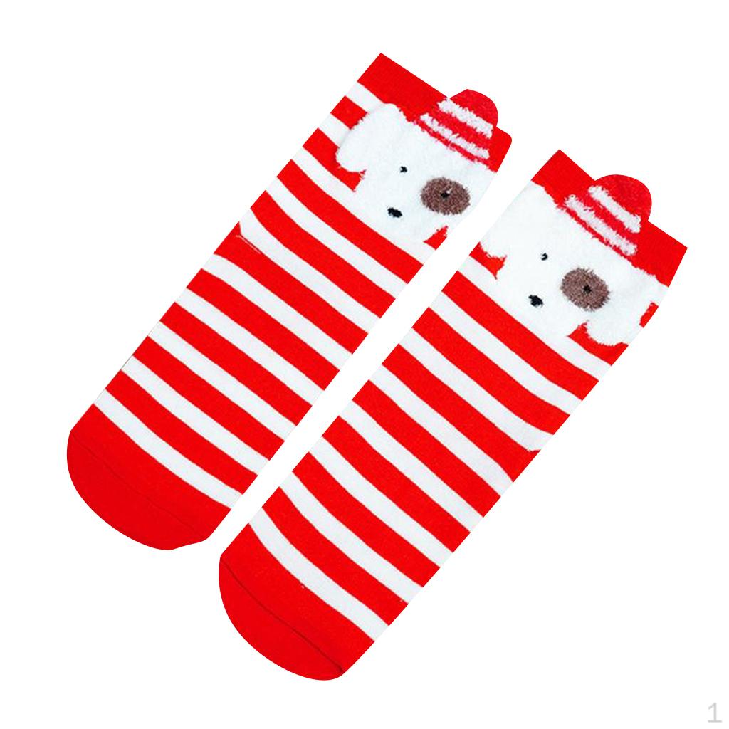 1 Or 4 Pack Girls Ankle Sock Adult Novelty Funny Christmas Socks