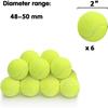 6 KS tenisový odpalovač Speciální 5cm míček DogElastic Profesionální tenisový vrhací stroj Přenosná hračka Pouze Míč Žádný stroj