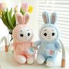 Cute Little Rabbit Doll Plush Toy Girl Sleeping with Her Doll On The Bed Cute Home Decoration Gift for Women