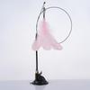 Cat Teaser Stick with Bell, Bite-Resistant Feather, Suction Cup, Self-Entertainment Toy