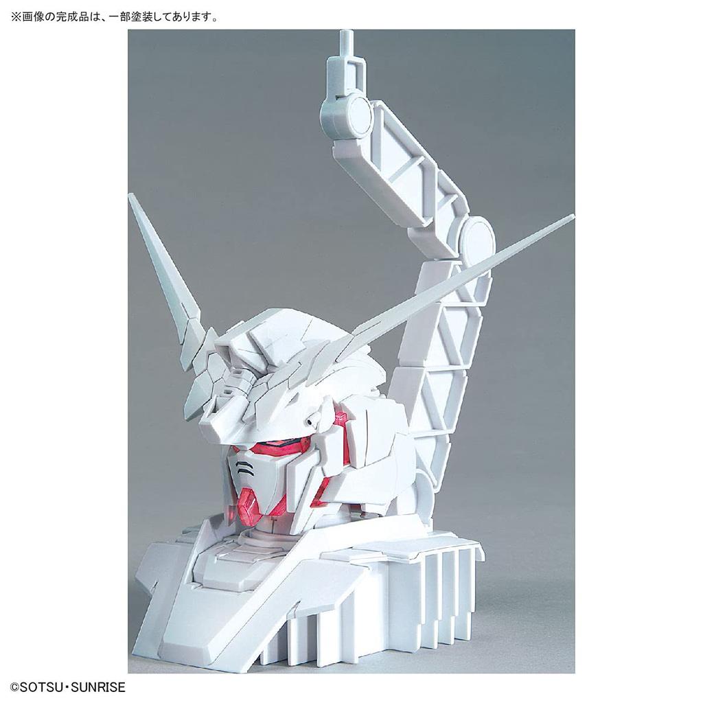 Bandai Spirits Gundam Base Limited Unicorn Gundam Head Display Base Frame Color Variation Unicorn Gundam Unit 2 Banshee Head Display Base Set Plastic