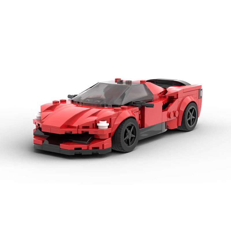 

Детский конструктор Модель гоночного спортивного автомобиля, Совместимый с Lego