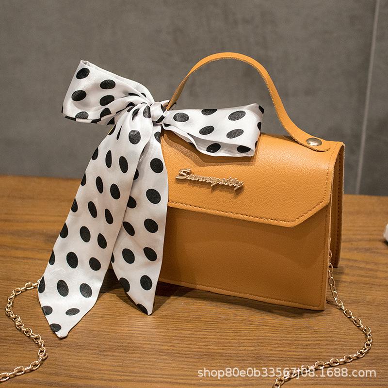 Silk Scarf Handbag Women Handbags2025 Small Bag Women Wholesale Korean Version Women Messenger Bag