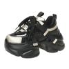 Moda 8CM Zimowe Damskie Grube Ciepłe Futrzane Sneakersy Wysoka Platforma Sportowe Buty Taty Kobieta Błyszcząca Skóra Casual Śniegowce Zapatillas Mujer