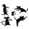 Metal Cutting Die Carbon Steel 5-in-1 Rat Shaped Handmade Stencil Template Mold