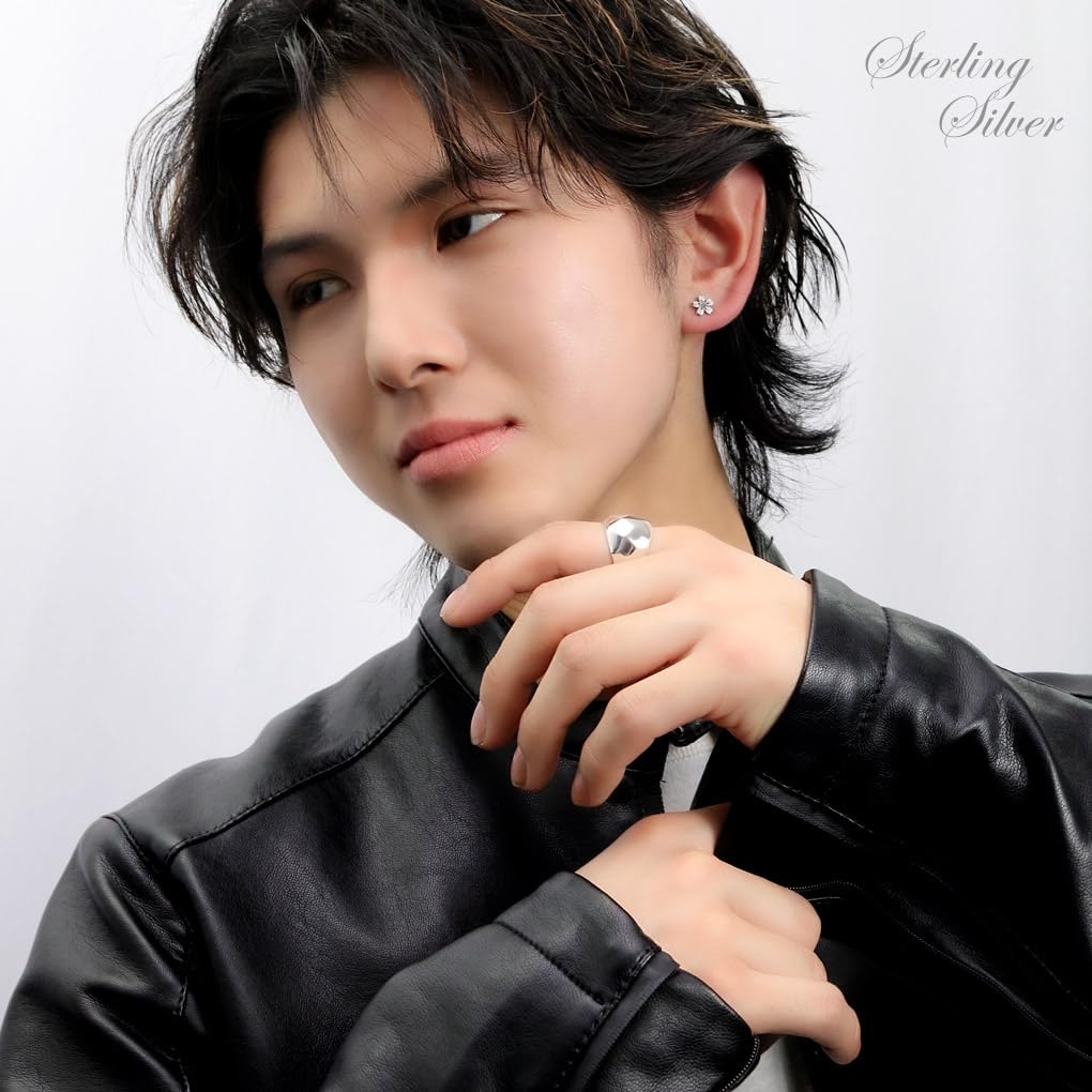 Gin no Hammered Dome Silver 925 Size [Shinjuku Kura] Ring, 22, Men's, Simple, Hammered, Rounded, Random, Wide, Mirror-Finished