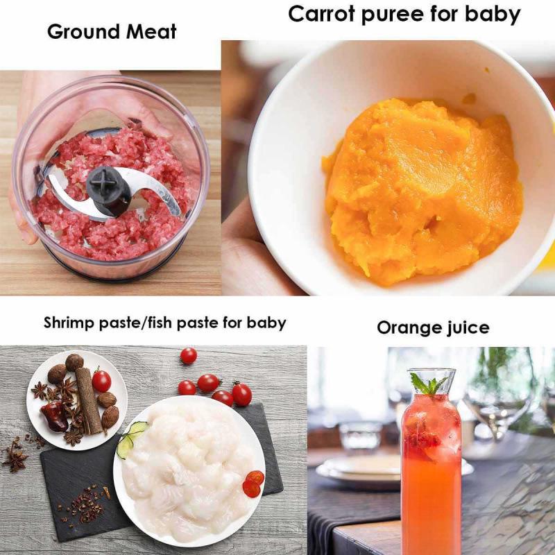 4-in-1 Blender Juicer Food Processor: Egg Beater, Baby Food Maker, Meat Grinder