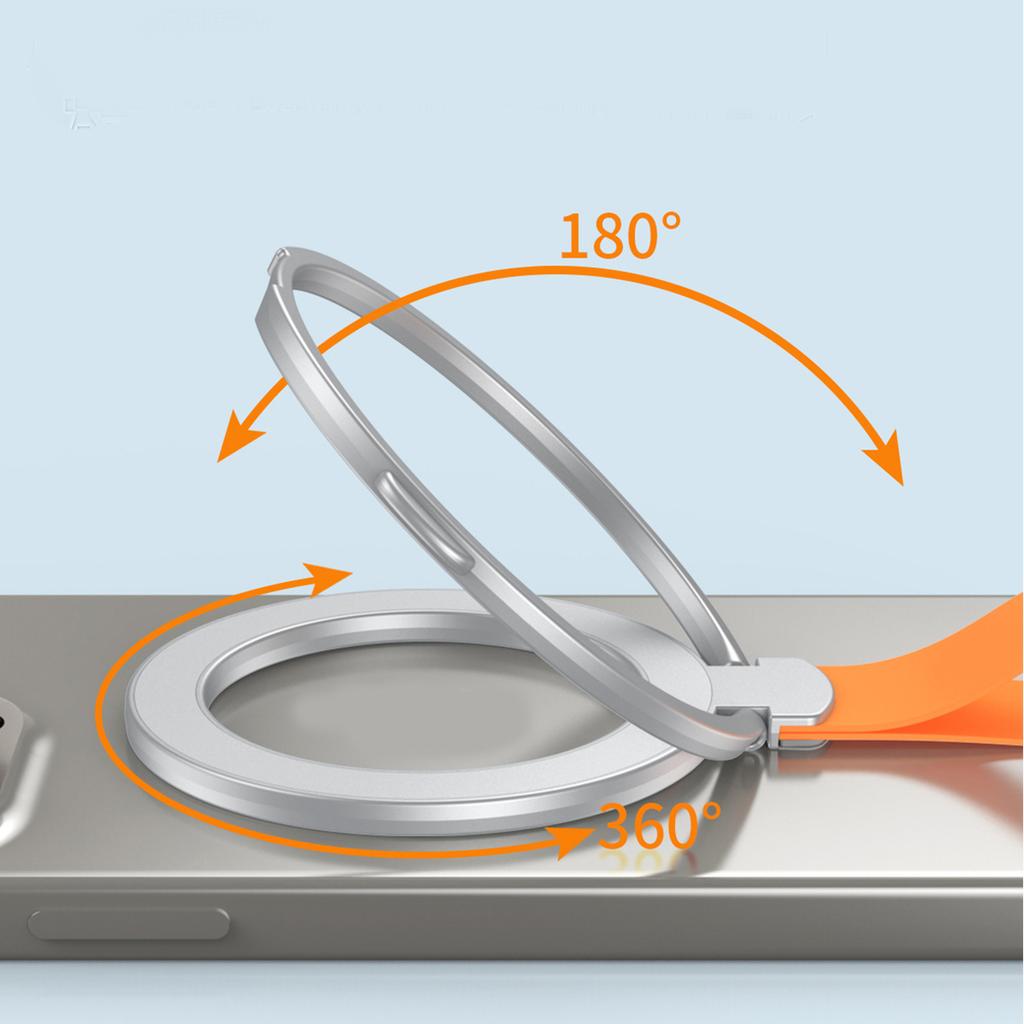 Magnetic Phone Holder 360 Degrees Rotation Stand For iPhone 16 15 14 13 Pro Max Apple MagSafe Phone Magnetic Finger Ring Holder