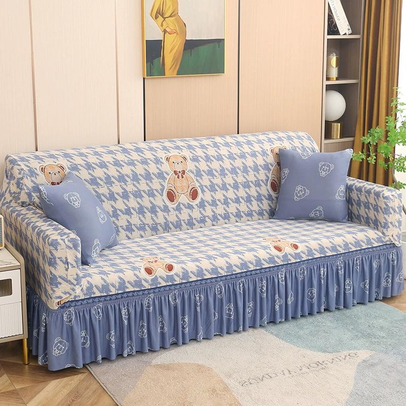 Rock hochelastischer Jacquard-Sofabezug geeignet für Wohnzimmer, einfach zu installieren, waschbar zum Schutz von Möbeln