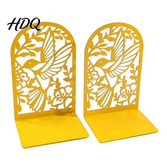 Hummingbird Bookends 1 Pair Metal for Shelves Decorative Heavy Duty Book Ends