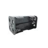 10pcs 4 Solts AA Battery Holder 6V 1.5V for AA Batteries Black Plastic Storage Box Case Dual Layers with 2pin Cable Connector
