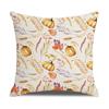 Home Autumn Pillow Cover New Pumpkin Truck Linen Cushion Cushion Cover