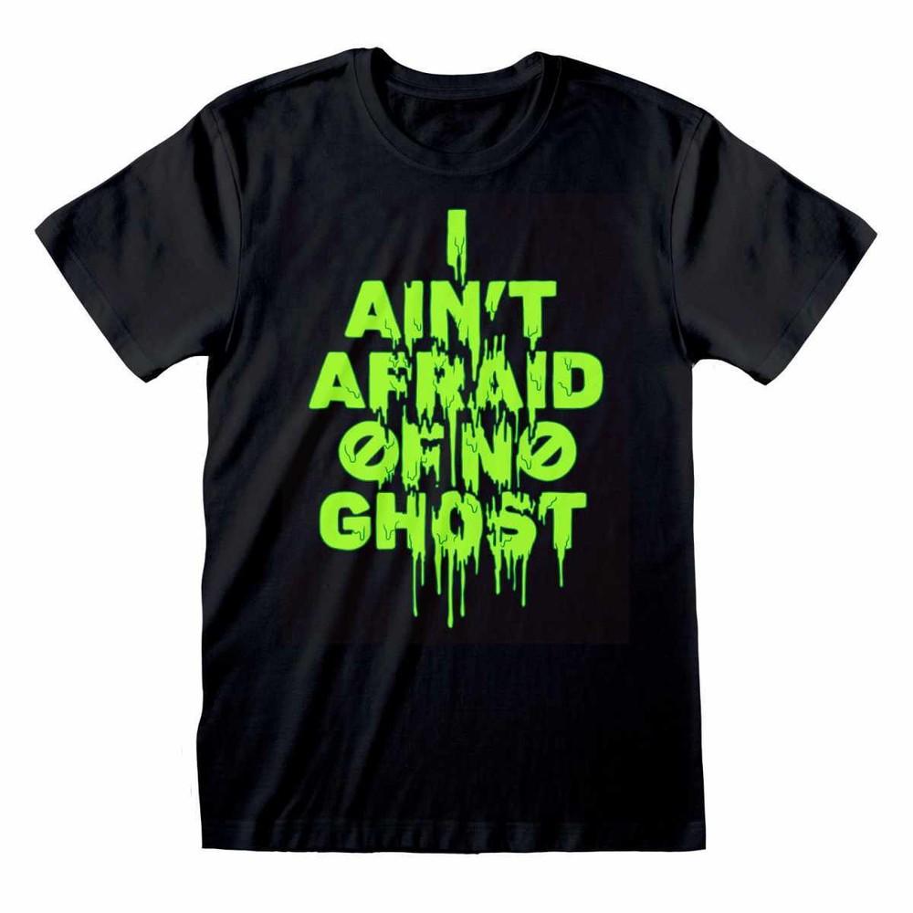 Ghostbusters Neon Green Text Tee T-Shirt Mens Unisex XL