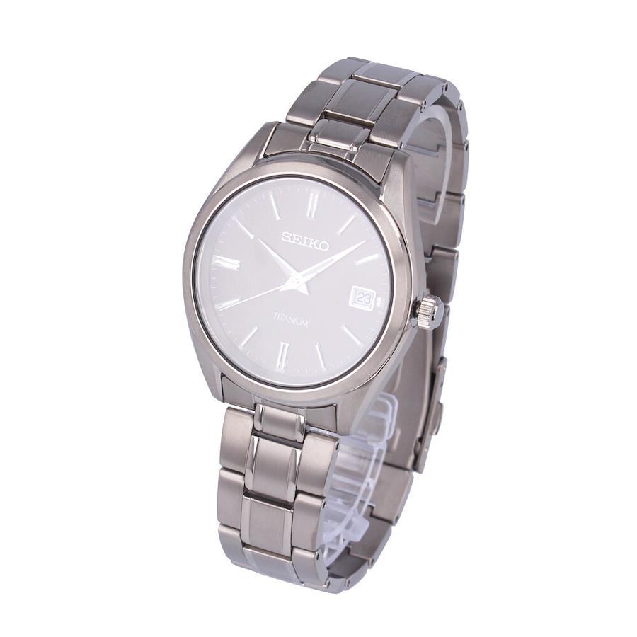 SEIKO Quartz SUR375P SUR375P1 Stainless Steel Black Wrist Watch For Men