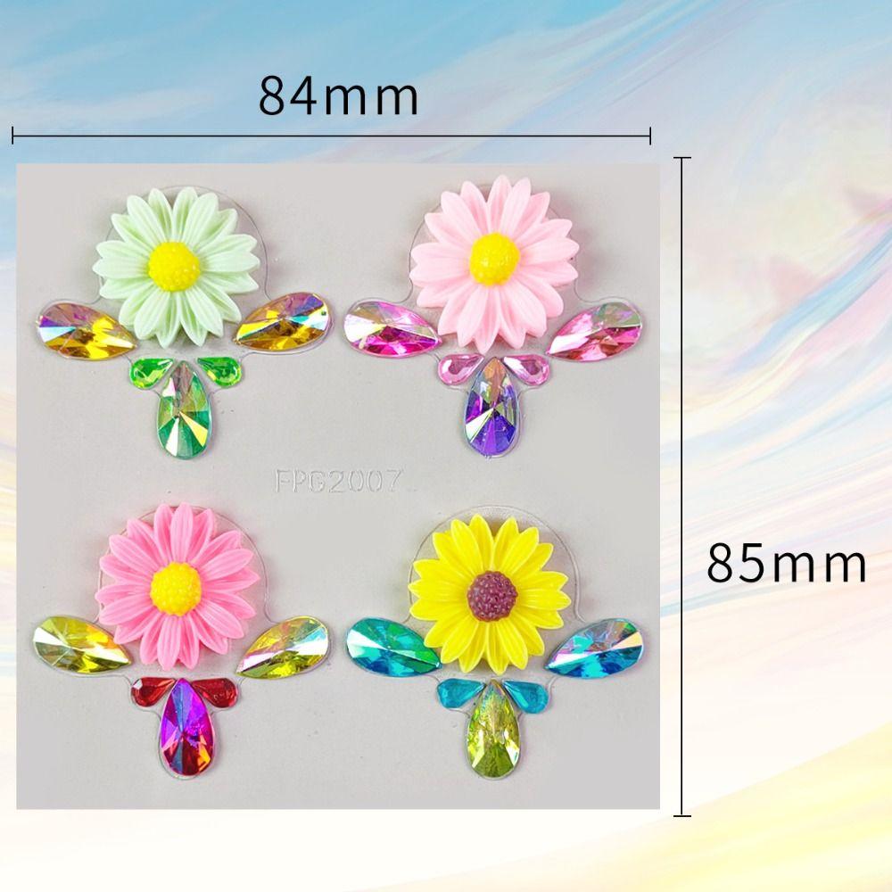 DIY Samolepky na obličej Tělo s drahokamy Dětské 3D samolepky s drahokamy Dětské samolepky na tetování na čelo