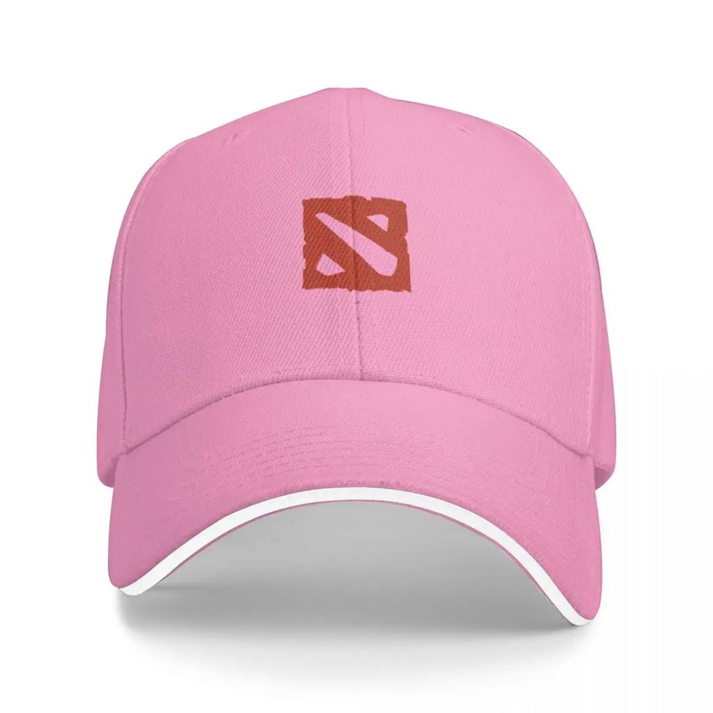Dota 2 Logo Artwork Klassische Baseballkappe Angelkappen Mann Schaumstoff Partyhut Personalisierte Kappe Mädchen Hüte Herren