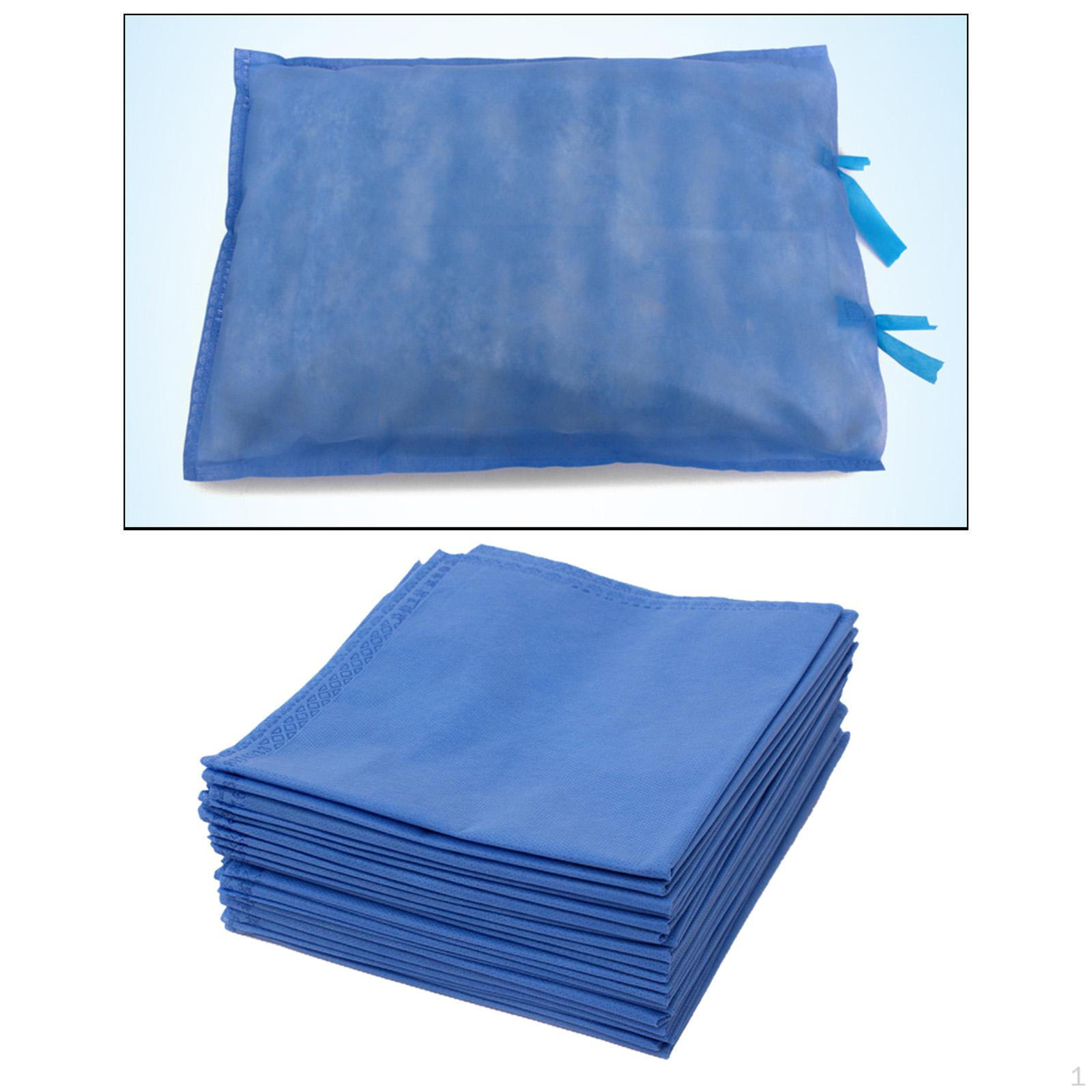 20 16pcs  /20   Disposable Non-Woven Pillows Pillow  Blue  16x24  inch