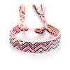 Trendy Woven Rope Drawstring Plaid Bracelet for Women