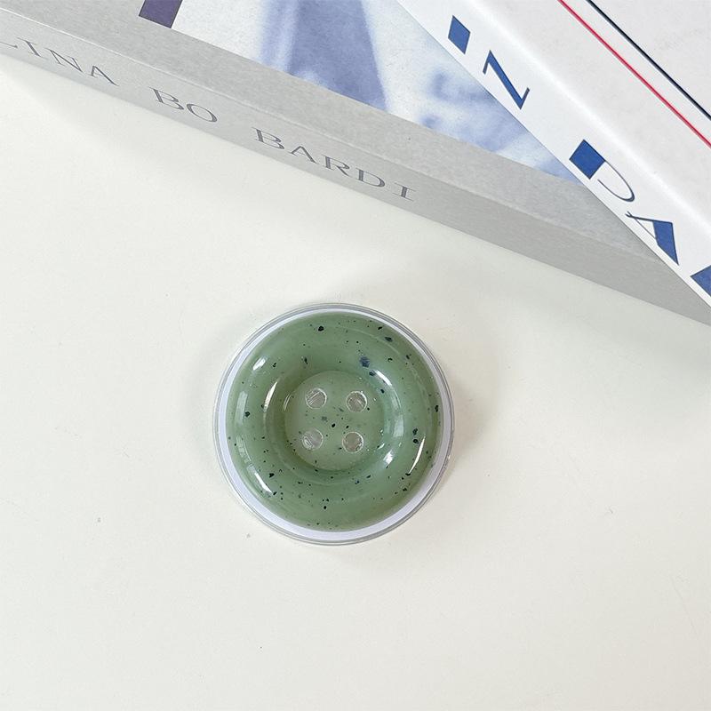 Ink Splashing Button Three-Dimensional Mobile Phone Airbag Bracket Magnetic Suction Telescopic Desktop Folding Bracket Lazy Ring Niche