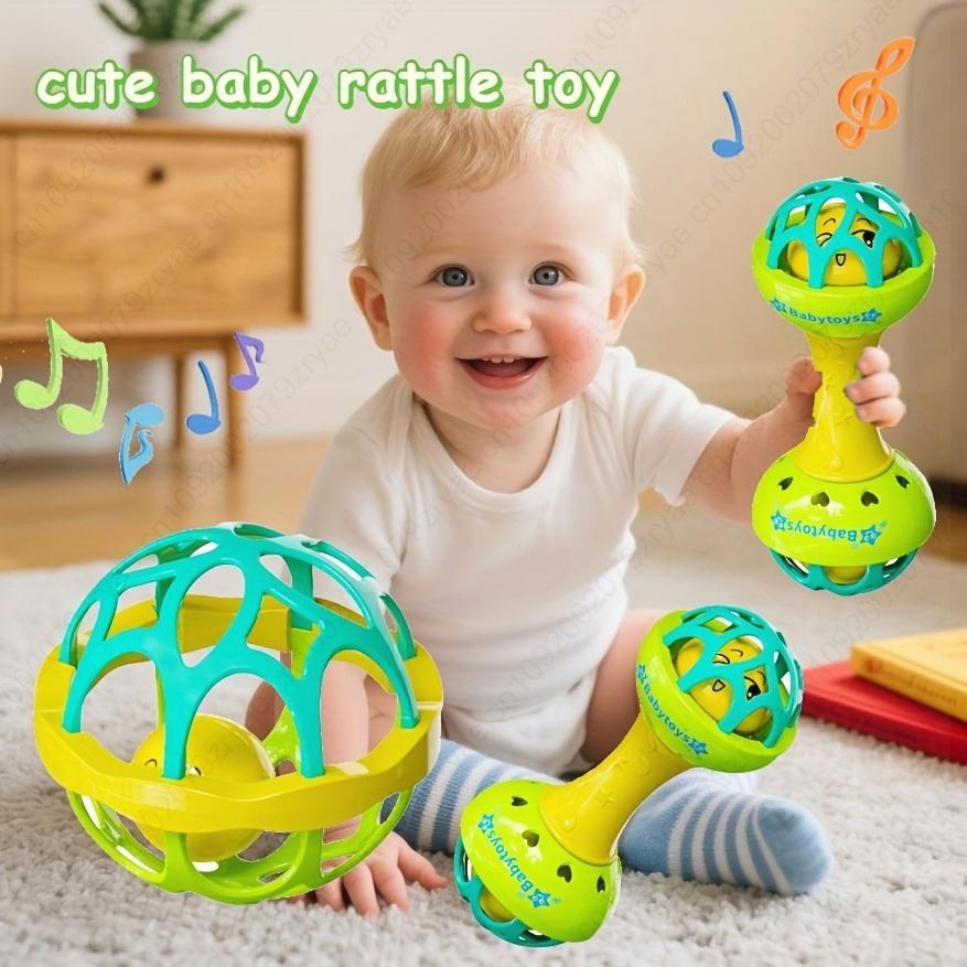 3pcs/1pc Youngsters Rattle Toy - Vibrating Rattle Toy Suitable for 0-3 Years Old,Christmas Thank You Gift, Newborn Souvenir Gift