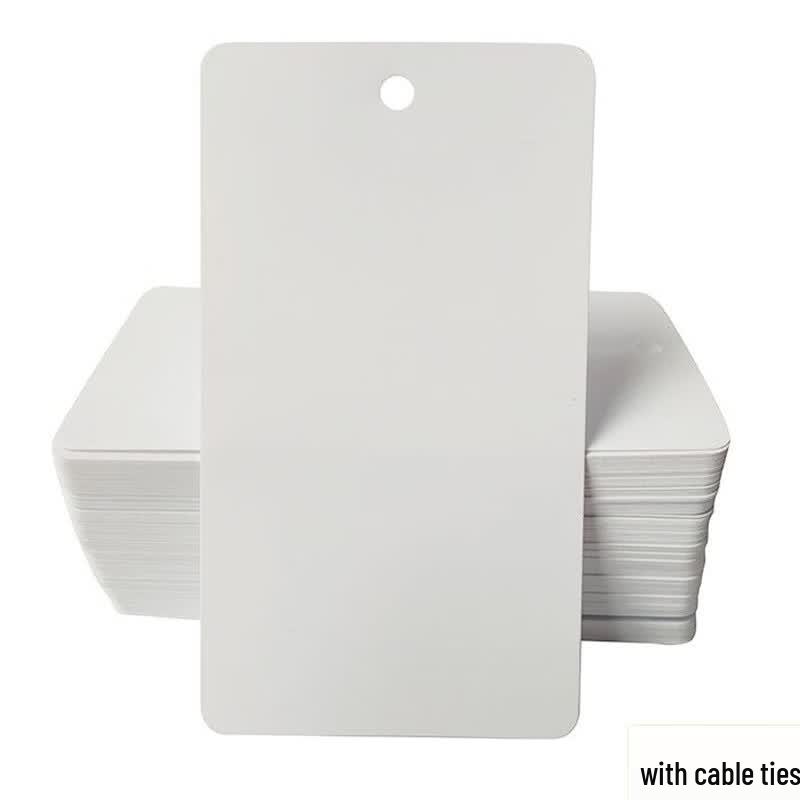 Langsaizebo Blank PVC Plastic Tags
