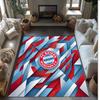 FC Bayern München Bedruckter Flanell Teppich rutschfest weich Polyester Boden Teppich Indoor Dekor Matte für Schlafzimmer Wohnzimmer Sofa Spielzimmer Heimdekoration