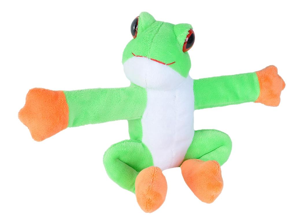 Huggable Animal Plush Toy Slap Bracelet Huggers Toy Present Gift Large Tree [Wild Republic] (Red-Eyed Frog)