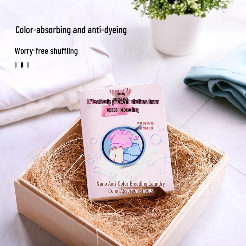 Farbabsorbierende Wäscheblätter - Verhindert Farbübertragung und Ausbluten in gemischten Wäschen