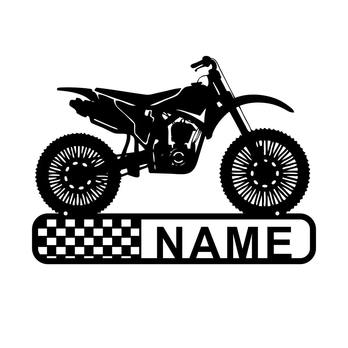 Mountain Bike Metal Wall Art, Motorcycle Garage Decor, Cycling Sign, Biker Gift, Rustproof Aluminum