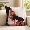 Singer SSabrina CCarpenter Cushion Cover Soft Short Plush SkinFriendly Cushion Case for MultiScene Use